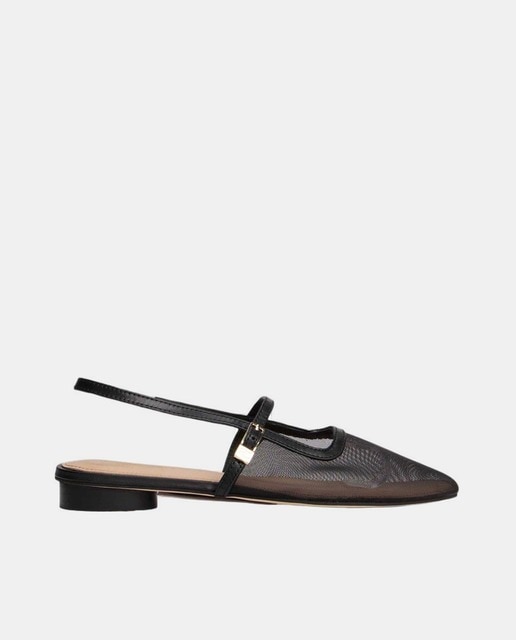 Imagem 0 de Sapatos Rasos Tipo Mules com Logótipo