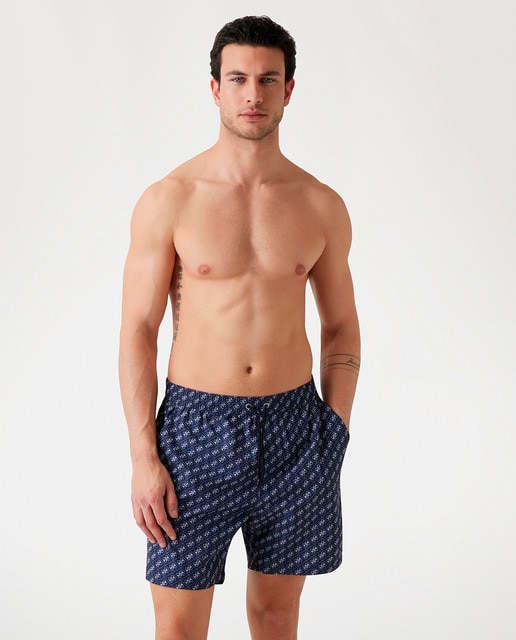 Imagen 0 de Bañador estampado de hombre con dos bolsillos laterales