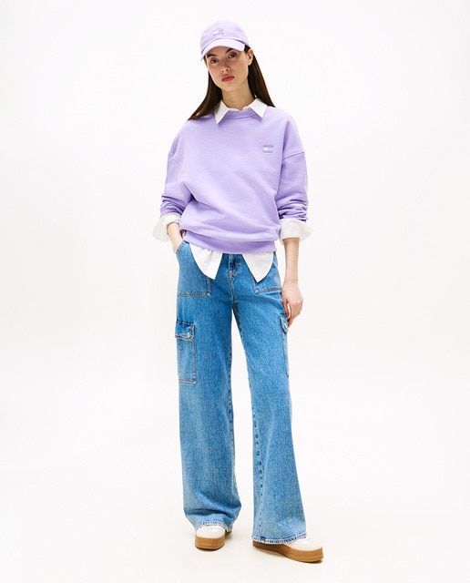 Imagen 0 de Vaquero de mujer CLAIRE wide fit tiro alto