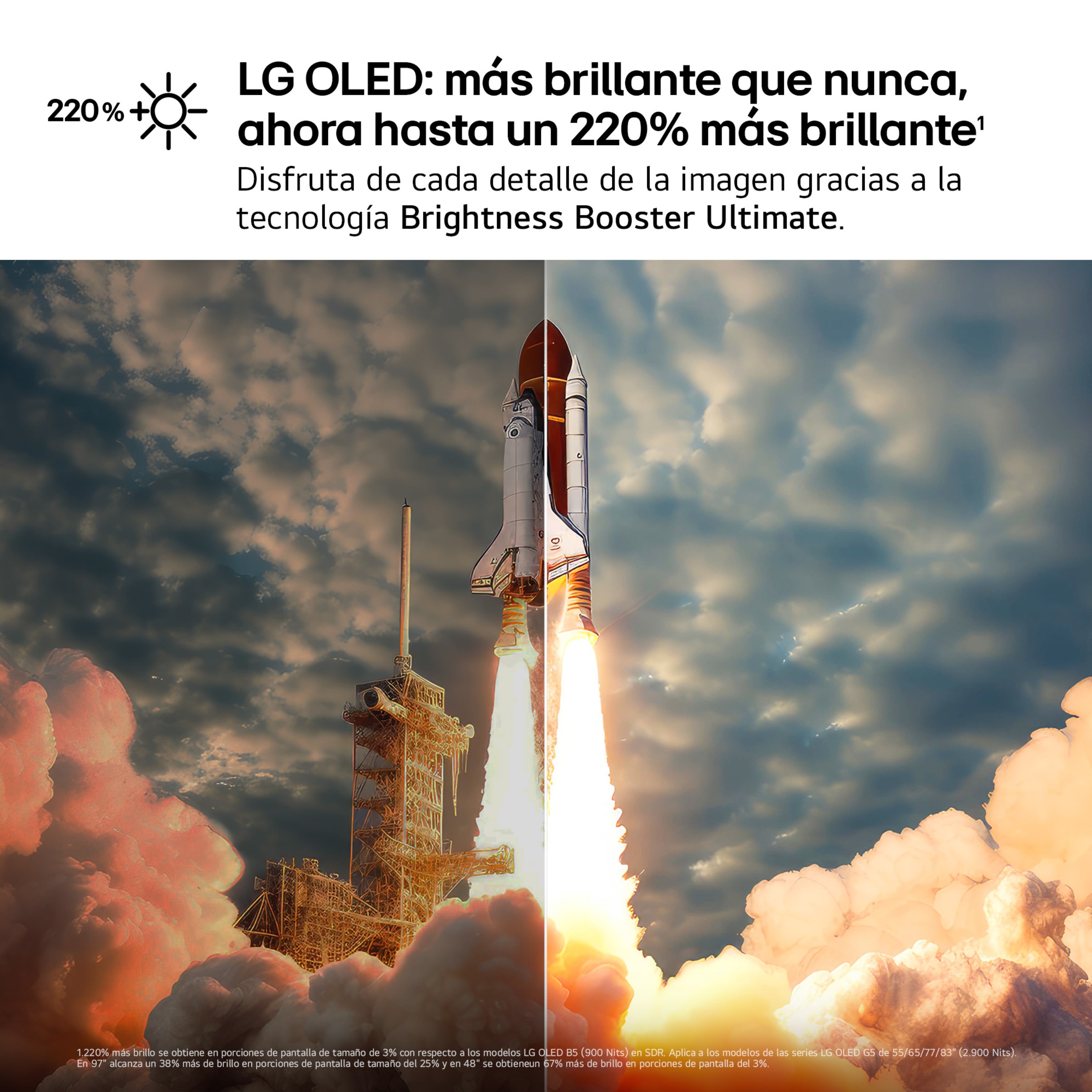 TV OLED evo AI G5 164cm (65") LG OLED65G55LW, Smart TV 4K, soporte pared incluido Negro-8