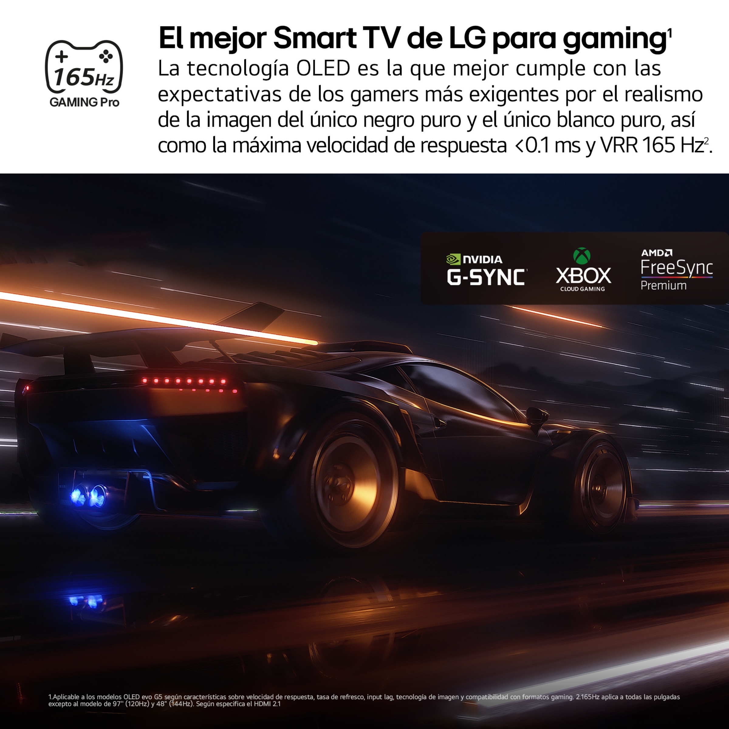 TV OLED evo AI G5 164cm (65") LG OLED65G55LW, Smart TV 4K, soporte pared incluido Negro-14