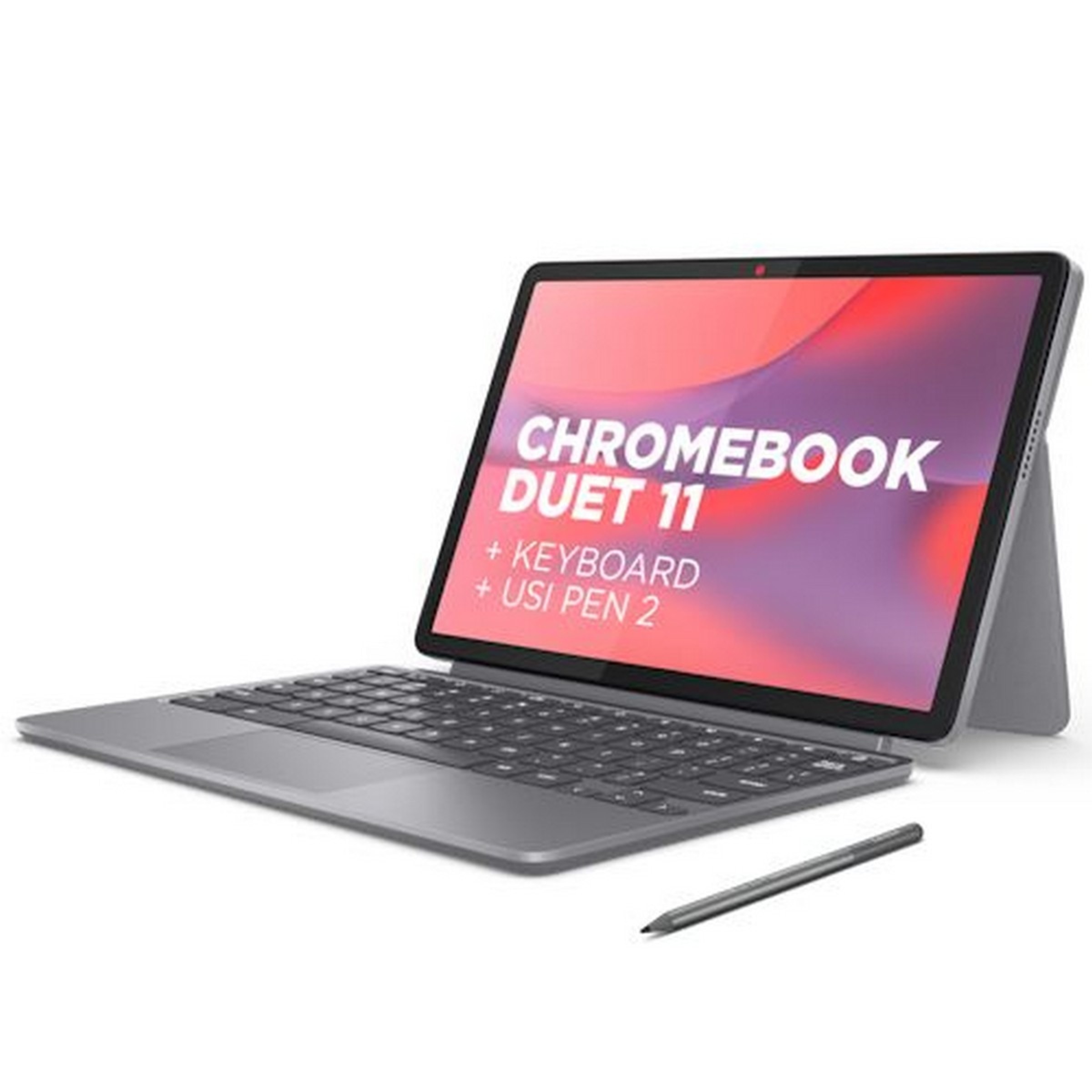 Computador Portátil Lenovo 2 em 1 Chromebook Duet 11M889-277, 10.95'', MTK Kompanio 838, RAM 8GB, 128GB  eMMC+ Pen 1