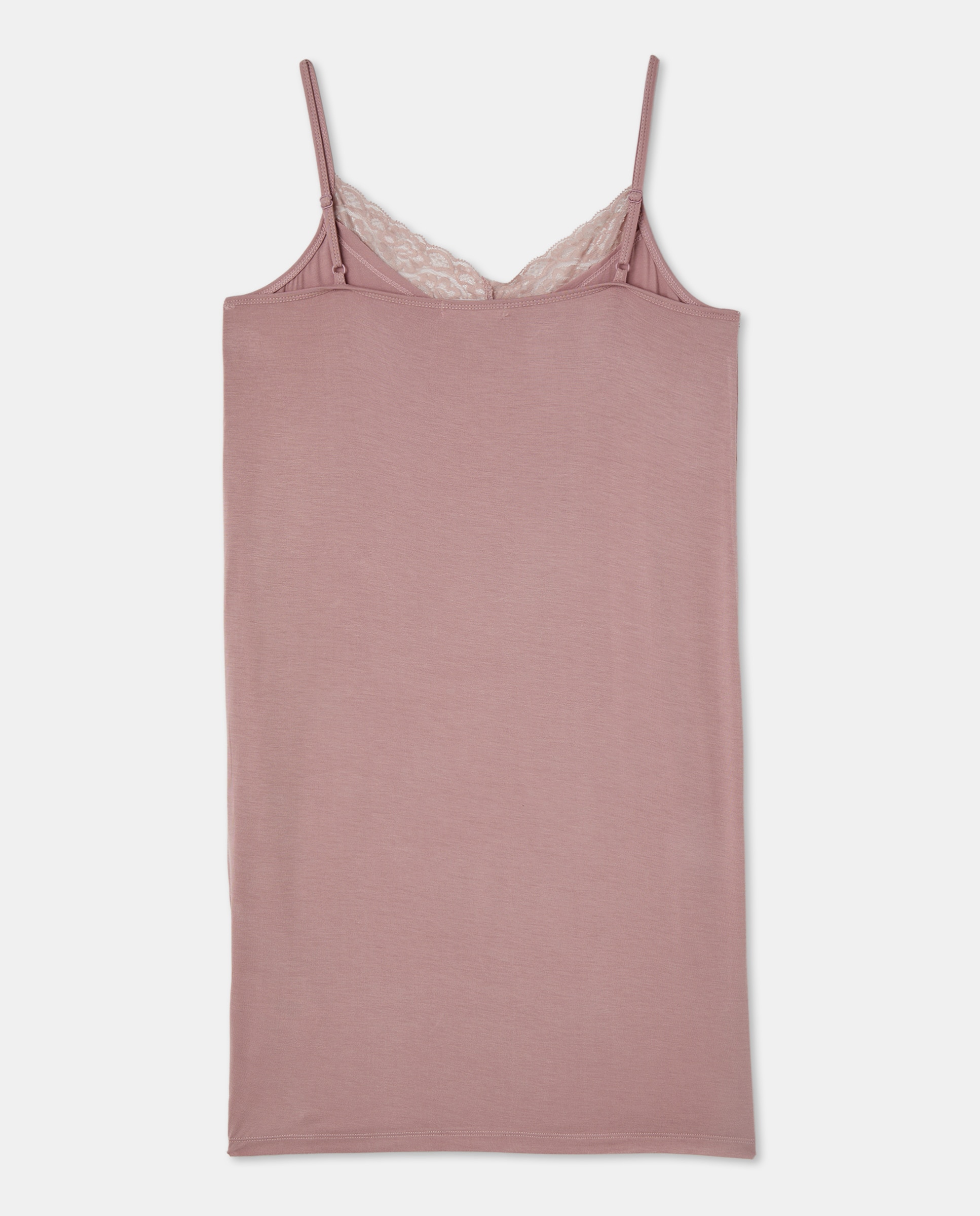 Camisón con tirante de encaje Lila-2