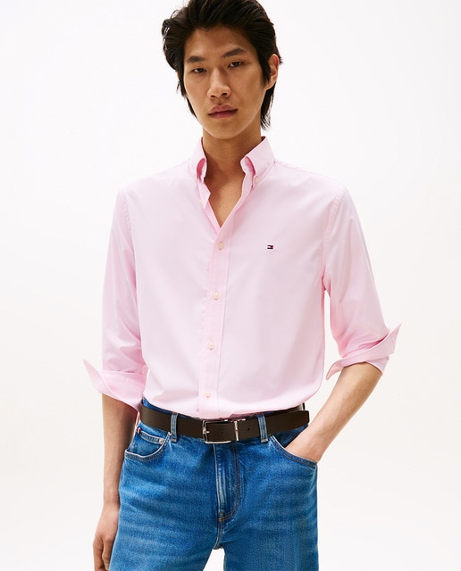 Imagem 0 de Camisa com Estampado aos Quadrados Gingham