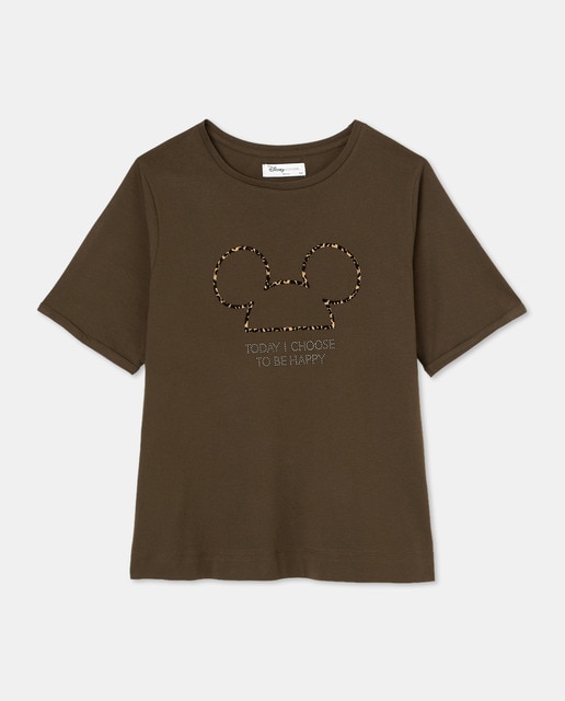 Imagem 0 de T-shirt de Manga Curta Estampada
