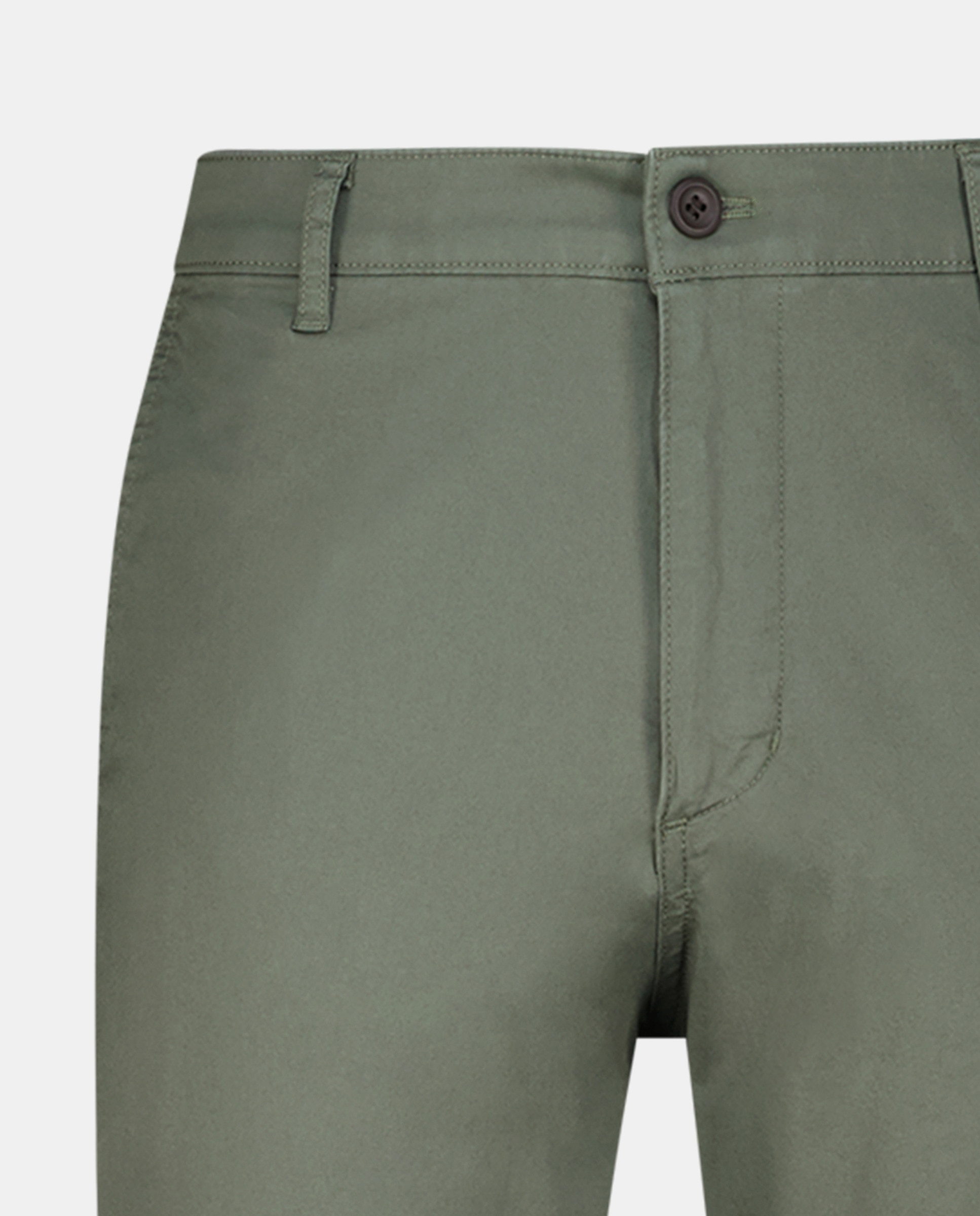 Calças Chino Casual, Original Chino, Slim Fit. Verde-claro-5