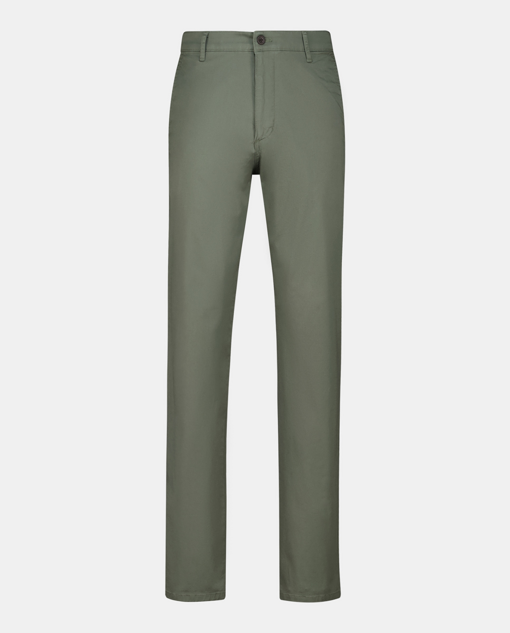 Calças Chino Casual, Original Chino, Slim Fit. Verde-claro-4