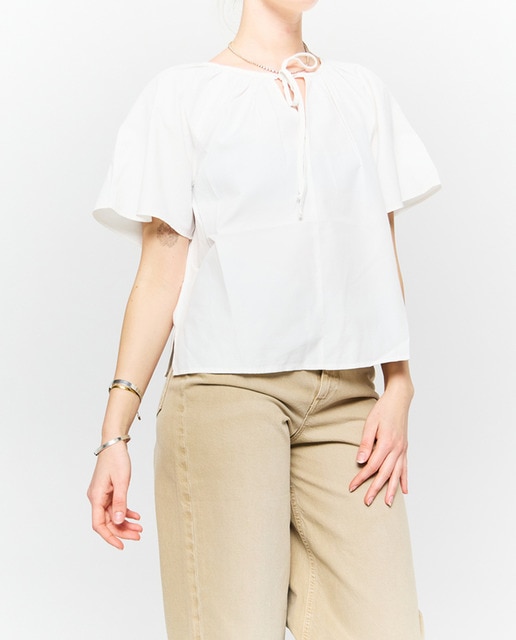 Imagen 0 de Blusa popelín lisa de mujer