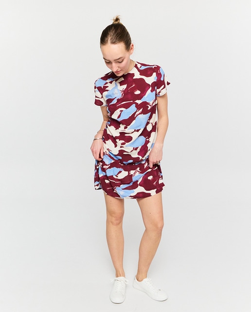 Imagen 0 de Vestido corto estampado