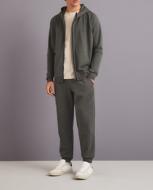 Imagen 0 de Sudadera abierta con capucha de sportcasual para hombre