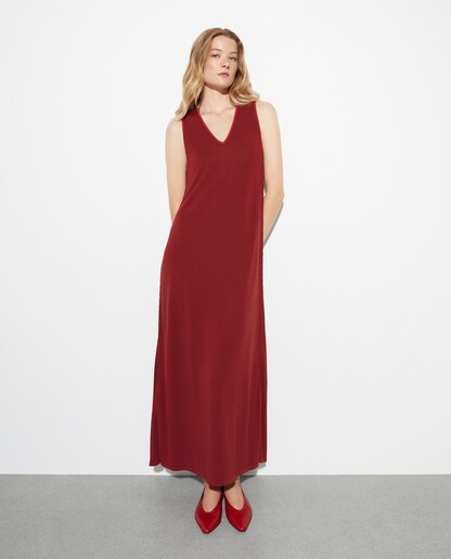 Imagen 0 de Vestido largo sin mangas de mujer