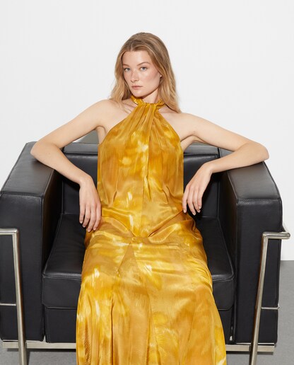 Imagen 0 de Vestido de manga corta midi