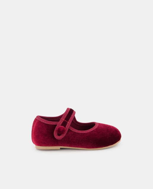 Imagem 0 de Sapatos de Presilha de Veludo de Bebé