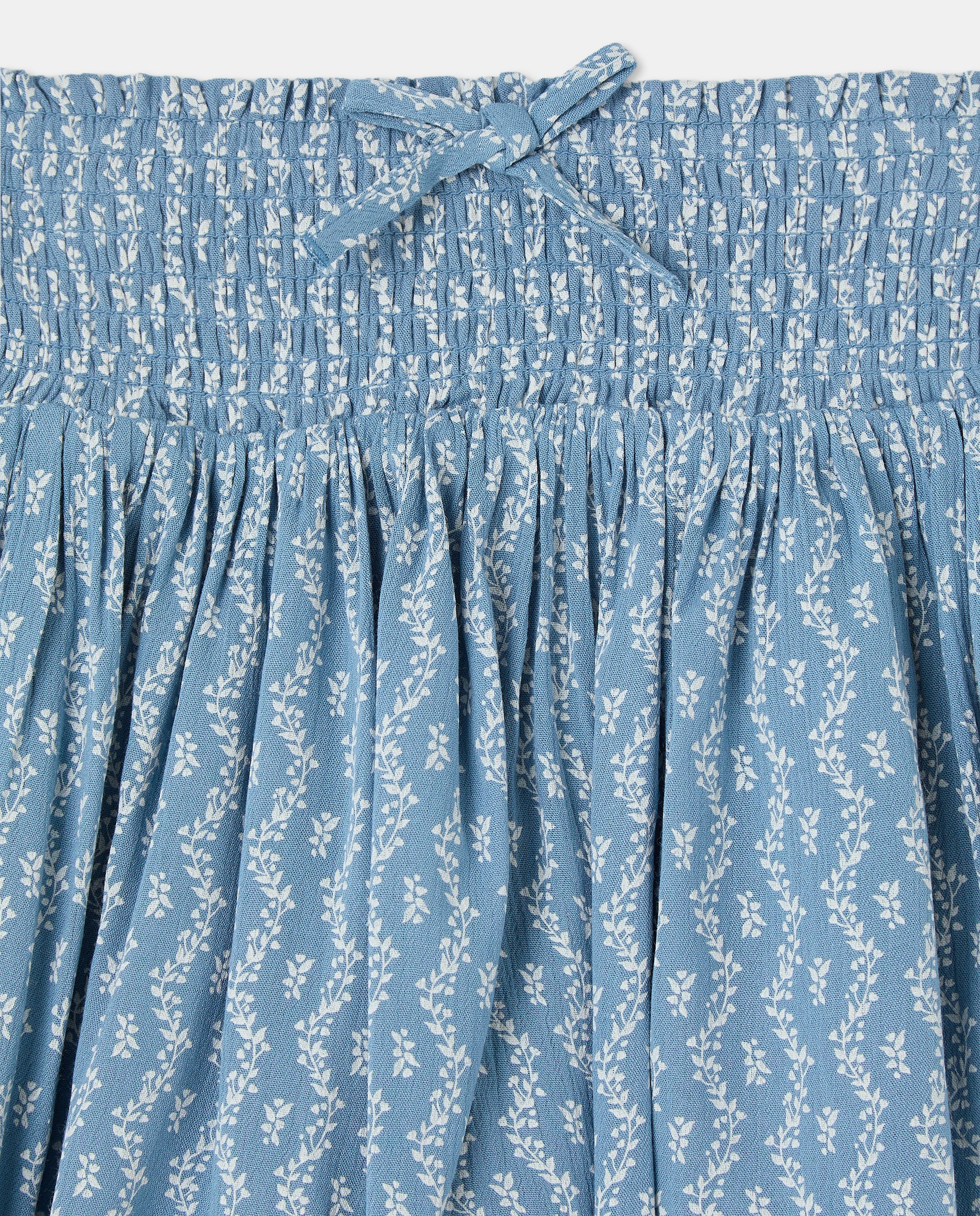 Saia Rodada com All Over Print Azul-2