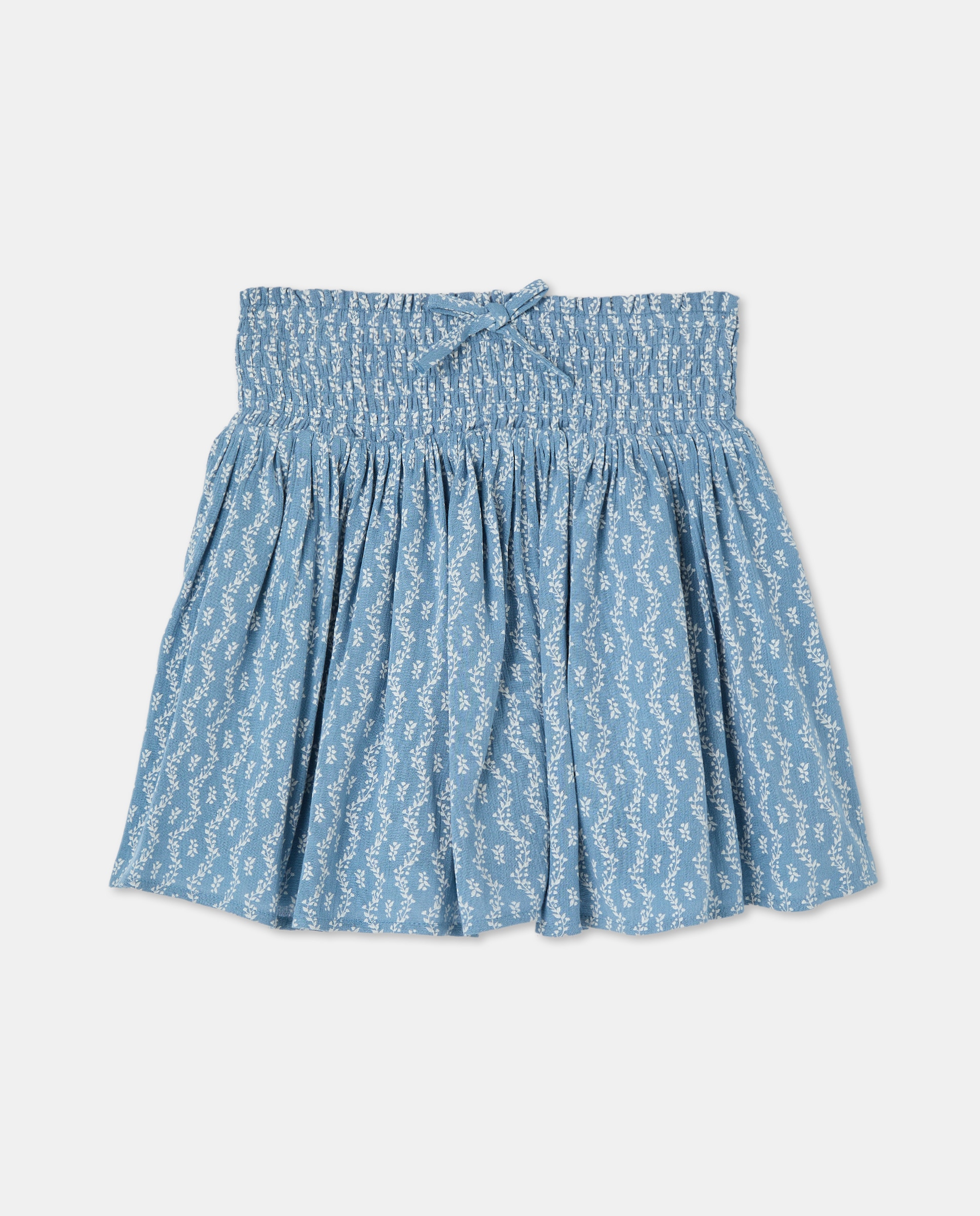 Saia Rodada com All Over Print Azul-1