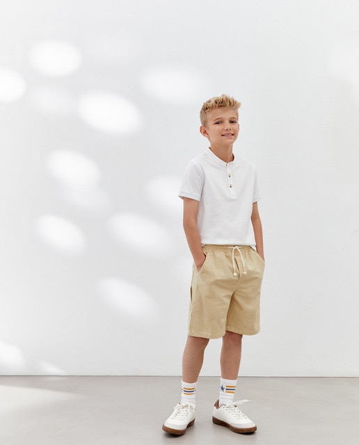 Imagem 0 de Polo com Manga Curta e Gola à Padre