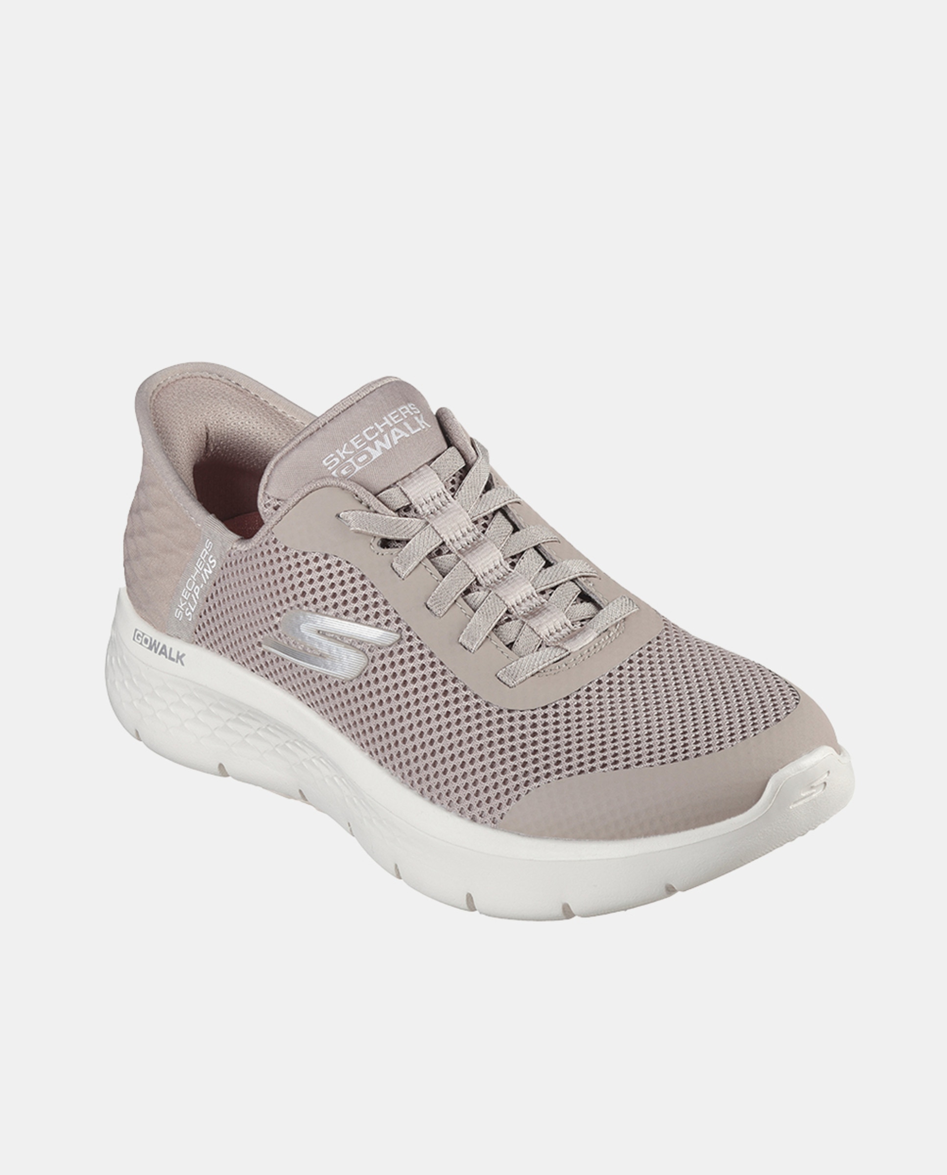 Sapatilhas Slip-in: GO WALK Flex Baixas Tipo Running em Malha Natural-1