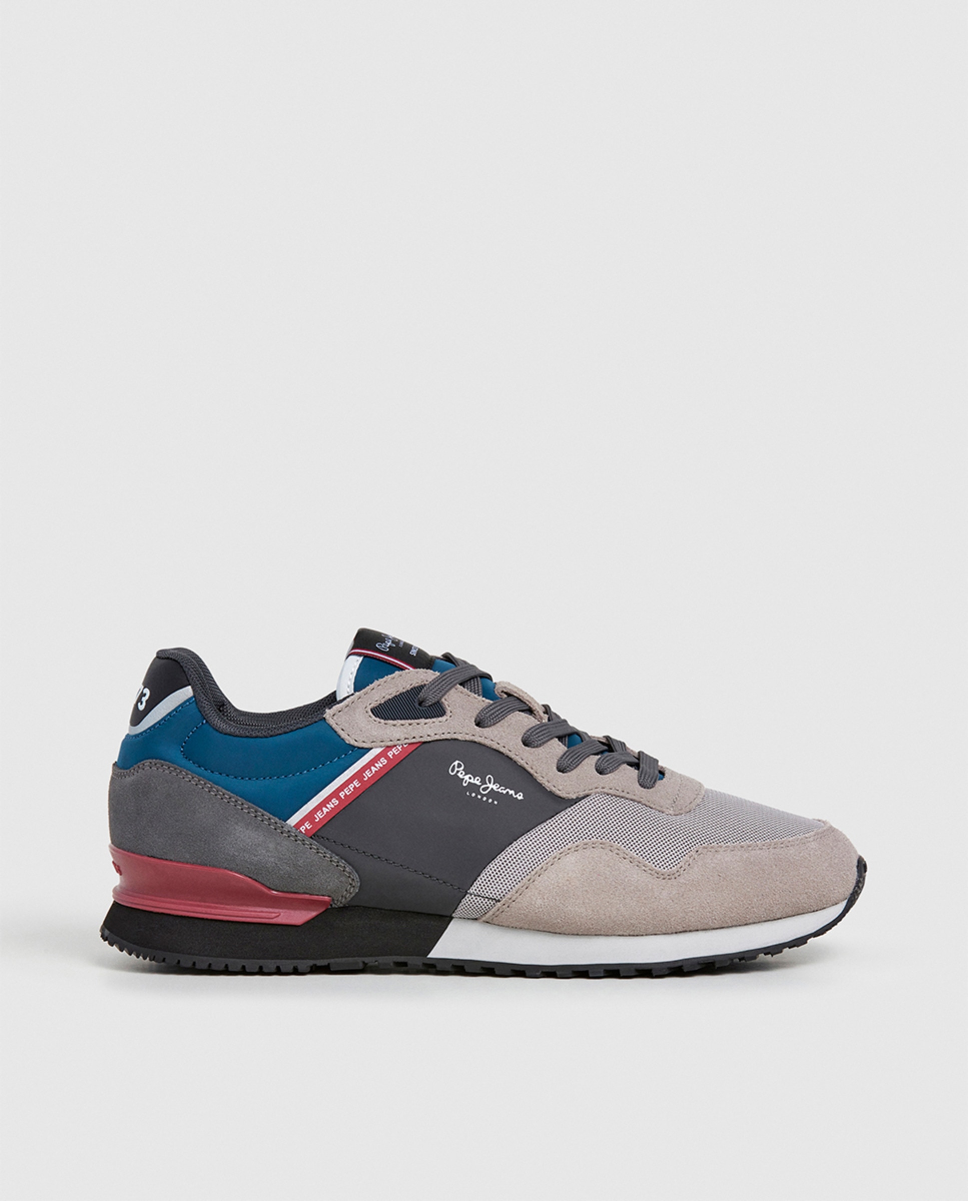 Sapatilhas London Brick em Combinação de Cores - Azul-Marinho/Cinzento/Azul-Escuro Multicolor-7