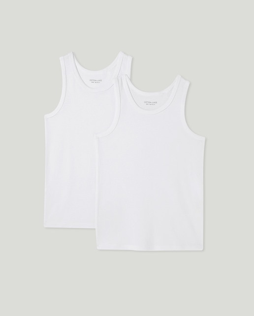 Imagem 0 de Pack de Duas T-shirts de Alças Básicas