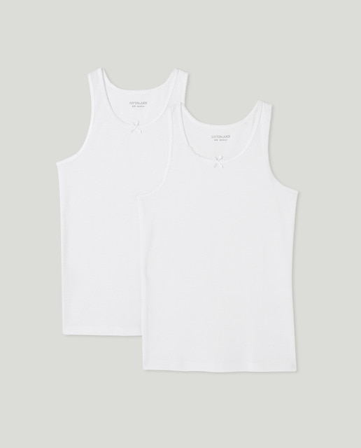Imagem 0 de Pack de Duas T-shirts de Alças Básicas