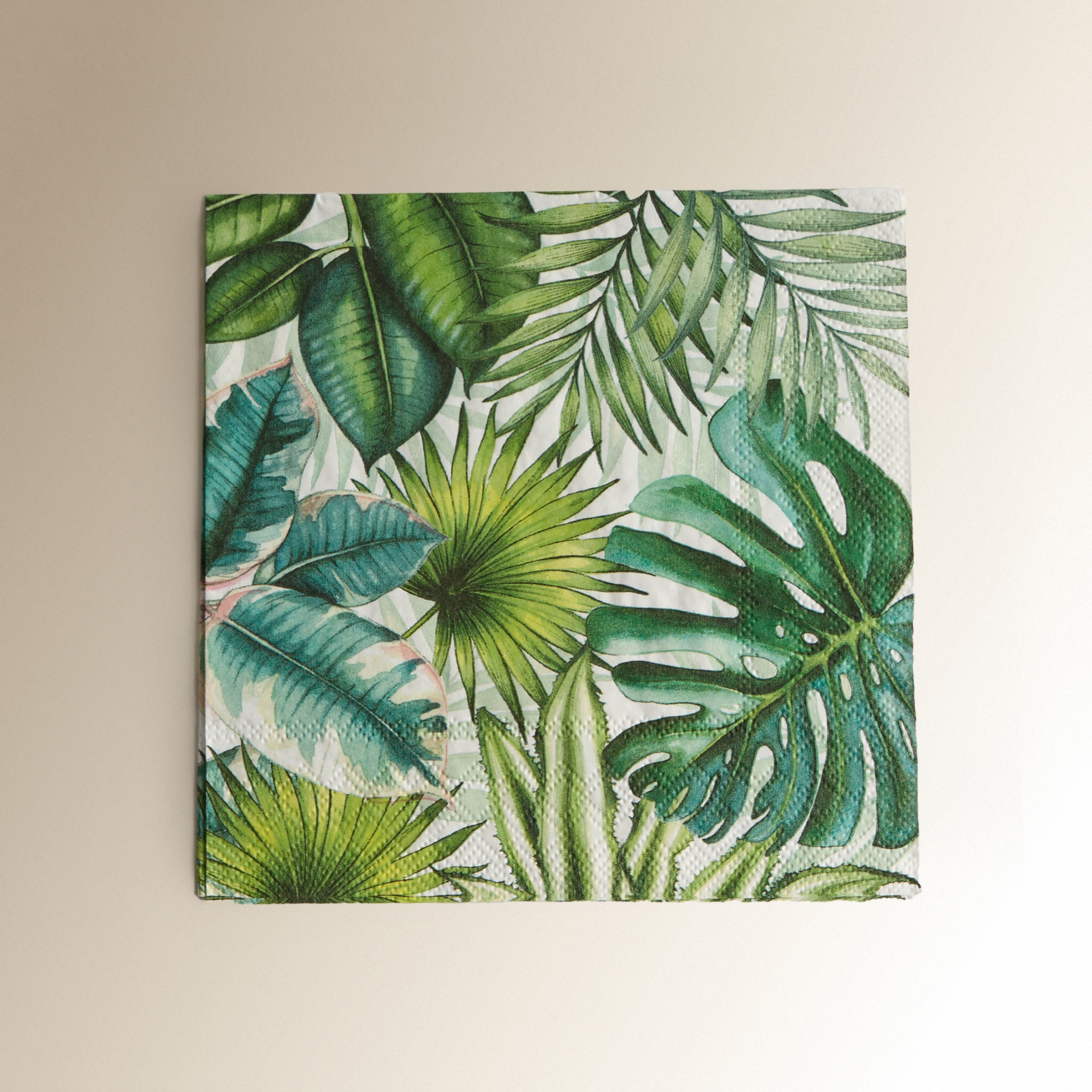 Pack de 20 servilletas de papel Tropical Basics El Corte Inglés Multicolor-1