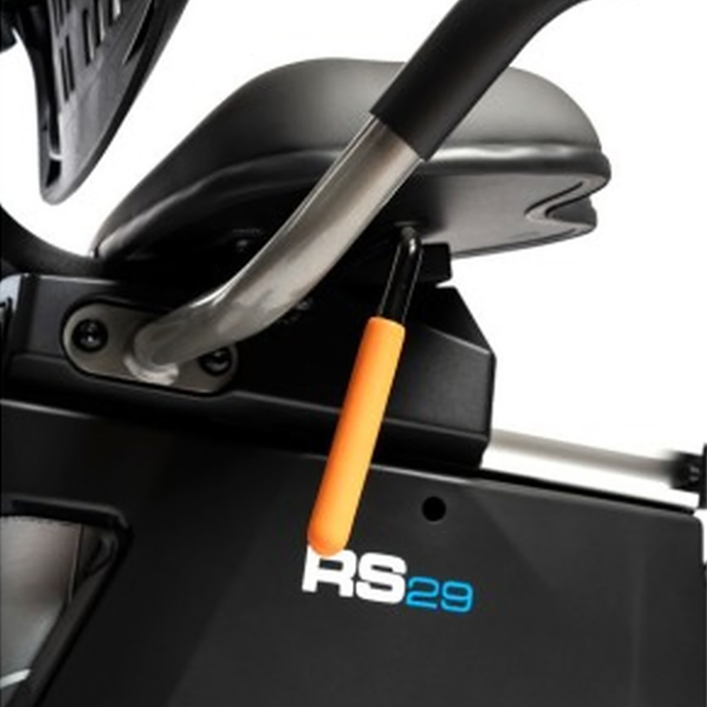 Bicicleta estática reclinada RS-29 Salter Preto / Cinzento-17