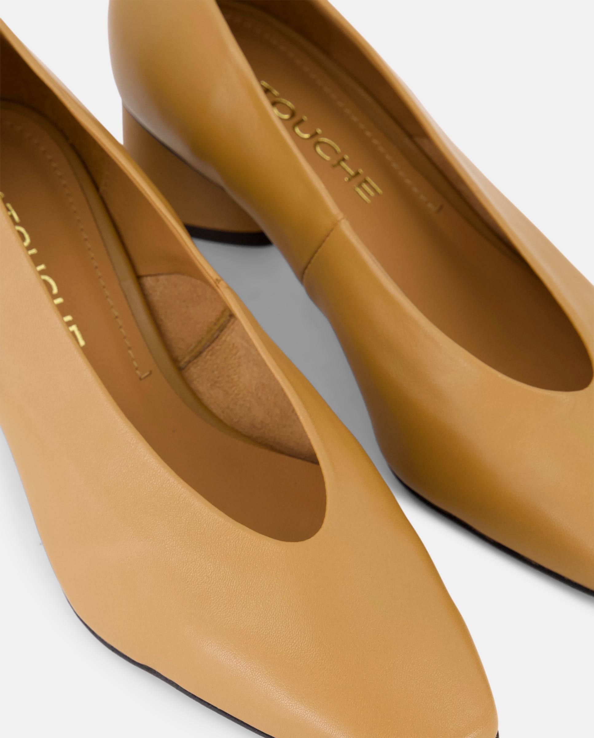 Sapatos de Salto Bege-5