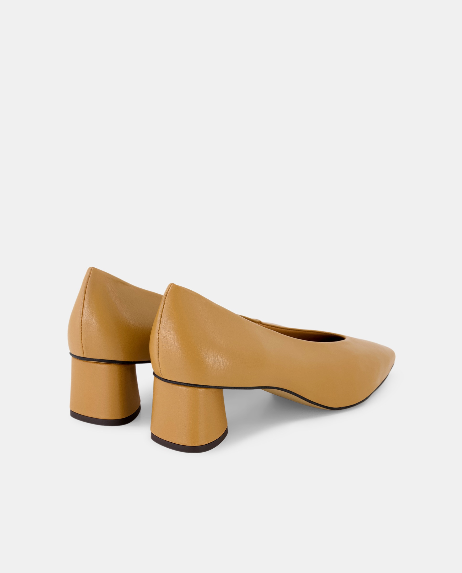 Sapatos de Salto Bege-3