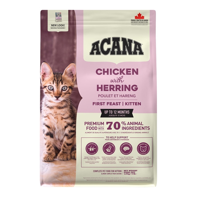 Imagen 0 de Pienso para gatitos First Feast sabor pollo y arenque Acana 1,8 kg