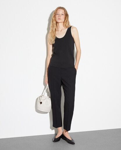 Imagen 0 de Pantalón de vestir semipitillo de mujer