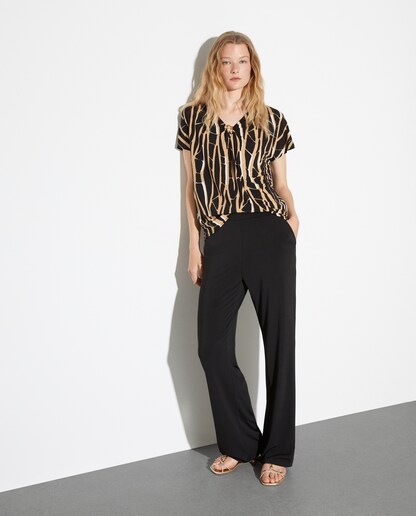 Imagen 0 de Pantalones de pitillo lisos de mujer