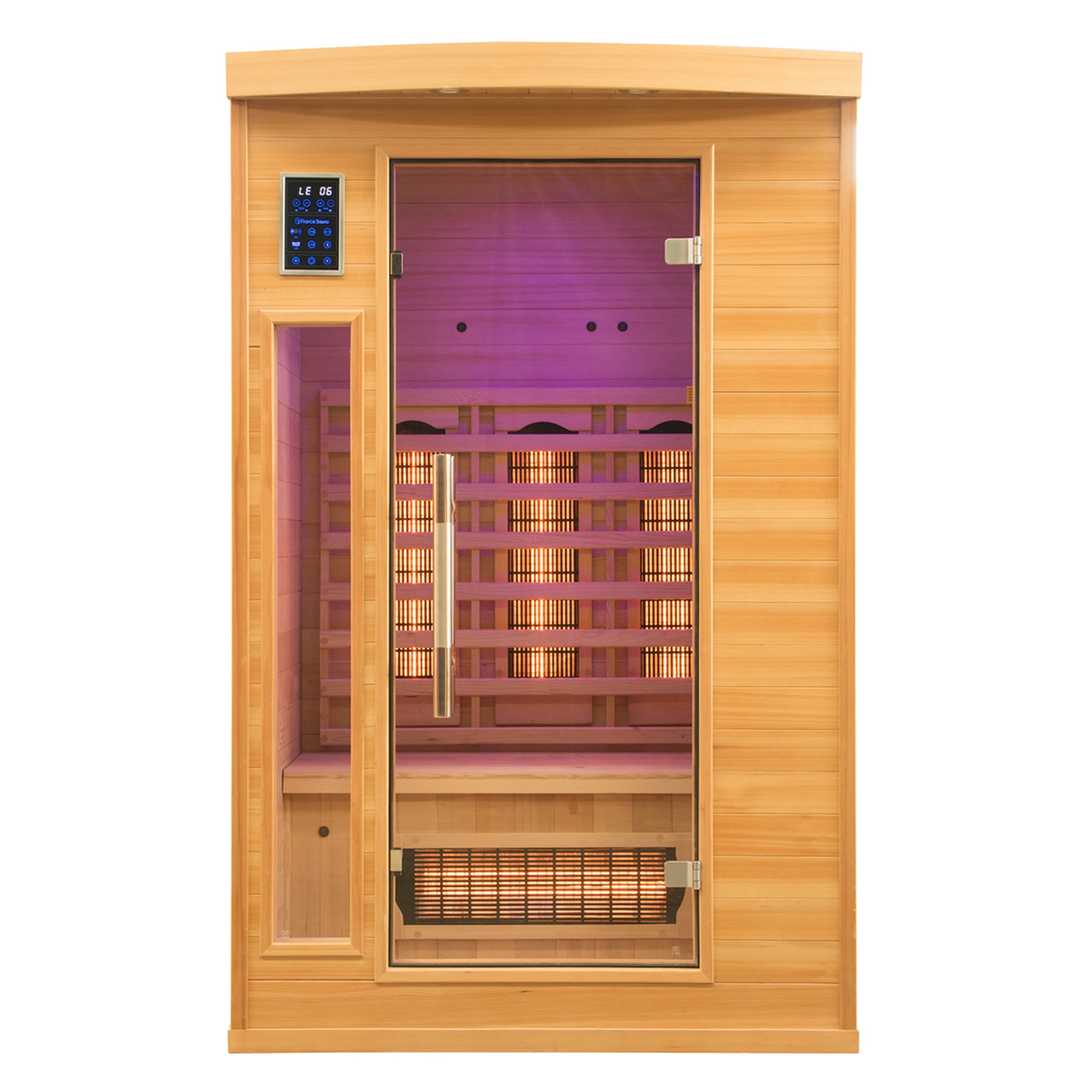 Sauna de infrarrojos de 2 plazas Apollon Quartz France-Sauna 1