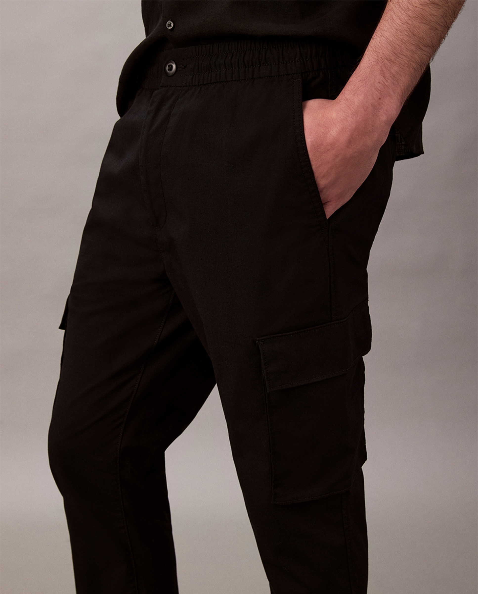Calças sportswear de homem Preto-4