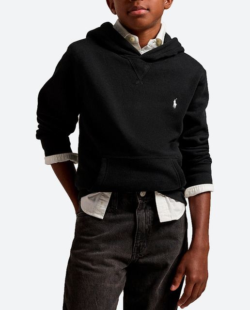 Imagen 0 de Sudadera de niño con capucha y caballo bordado