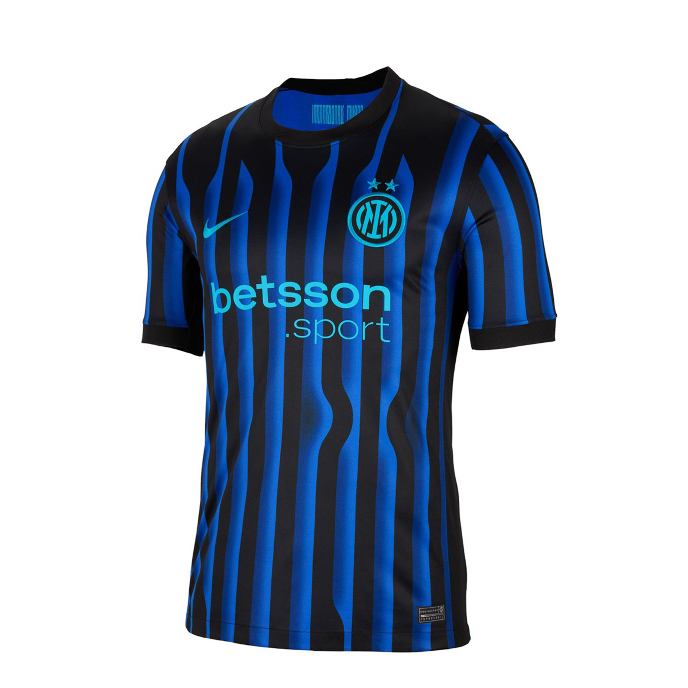 T-shirt de Homem 1.º Equipamento Inter Milan 2025-2026 Stadium Azul / Preto-6