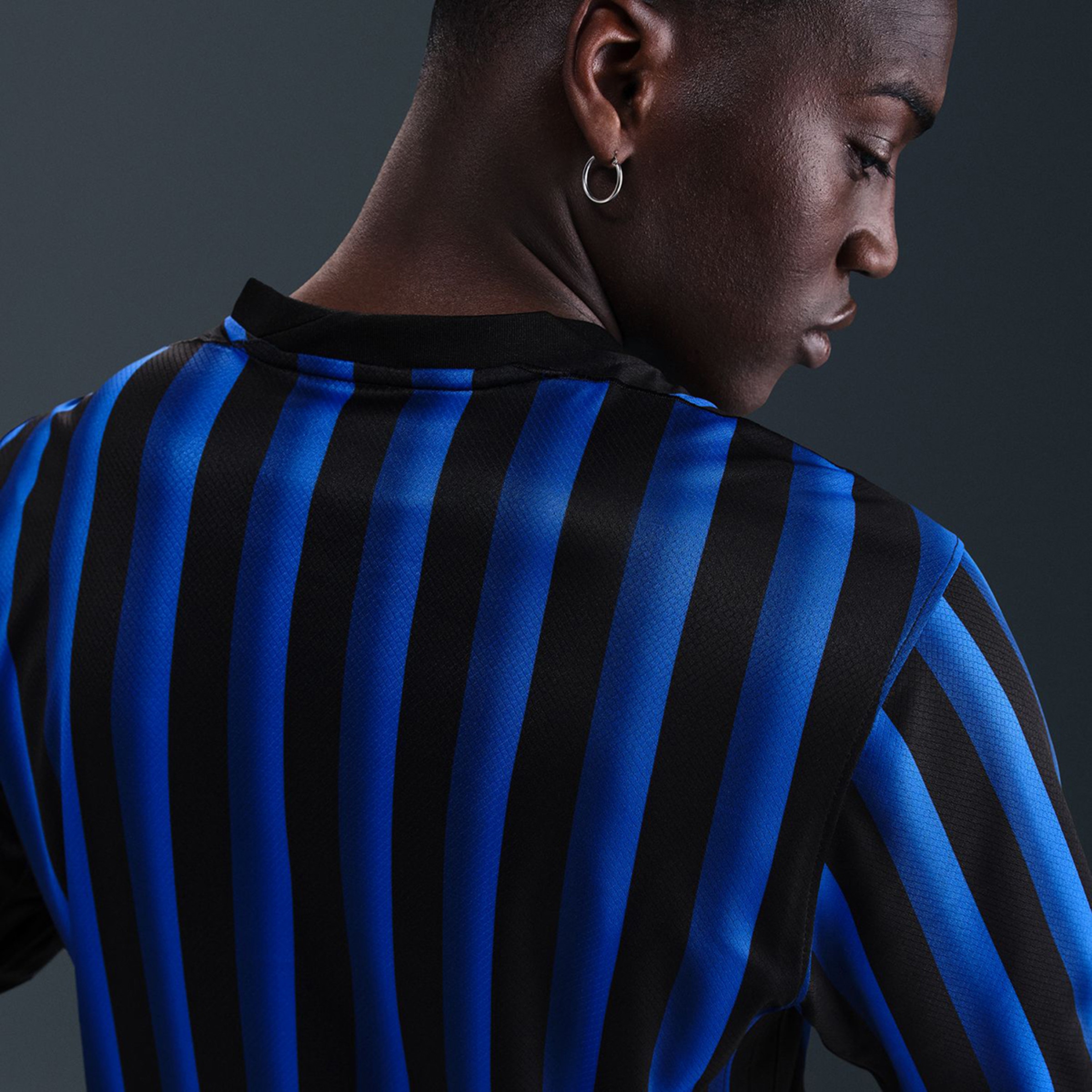 T-shirt de Homem 1.º Equipamento Inter Milan 2025-2026 Stadium Azul / Preto-4