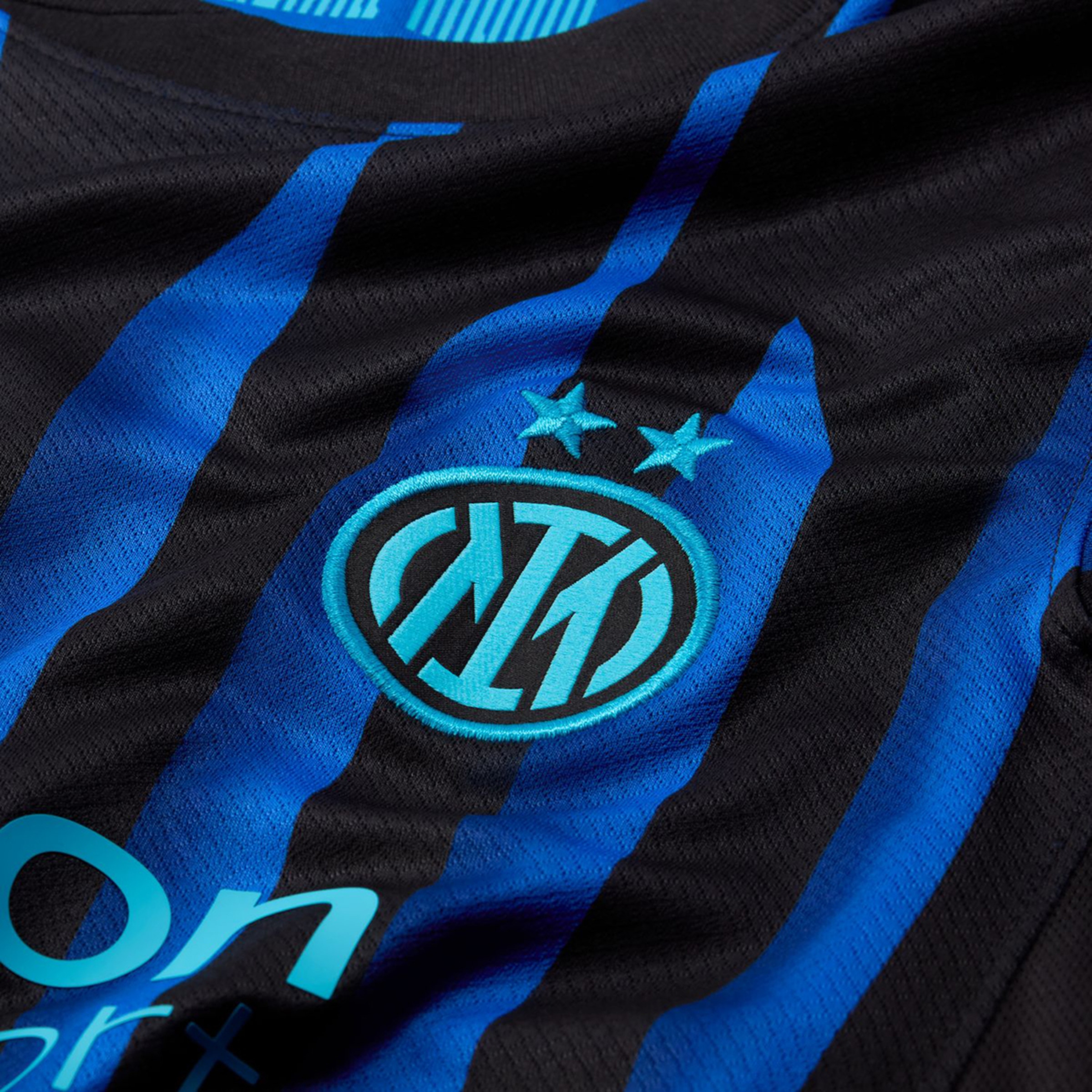 T-shirt de Criança 1.º Equipamento Inter Milan 2025-2026 Stadium Azul / Preto-6