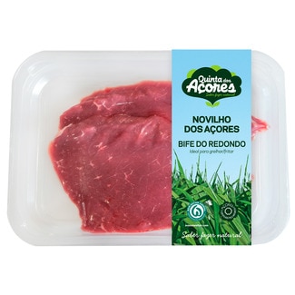Bife Redondo Novilho Peso Aproximado por cuvete 200 g - Quinta Dos Açores