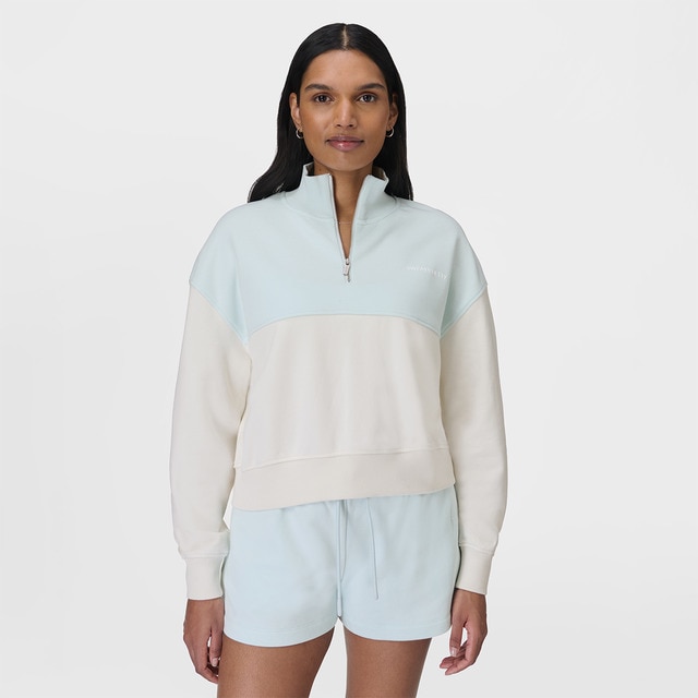 Imagem 0 de Sweatshirt de Mulher Revive Crop Half Zip