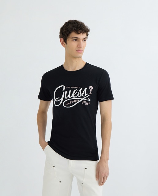 Imagen 0 de Camiseta de manga corta estampada de hombre