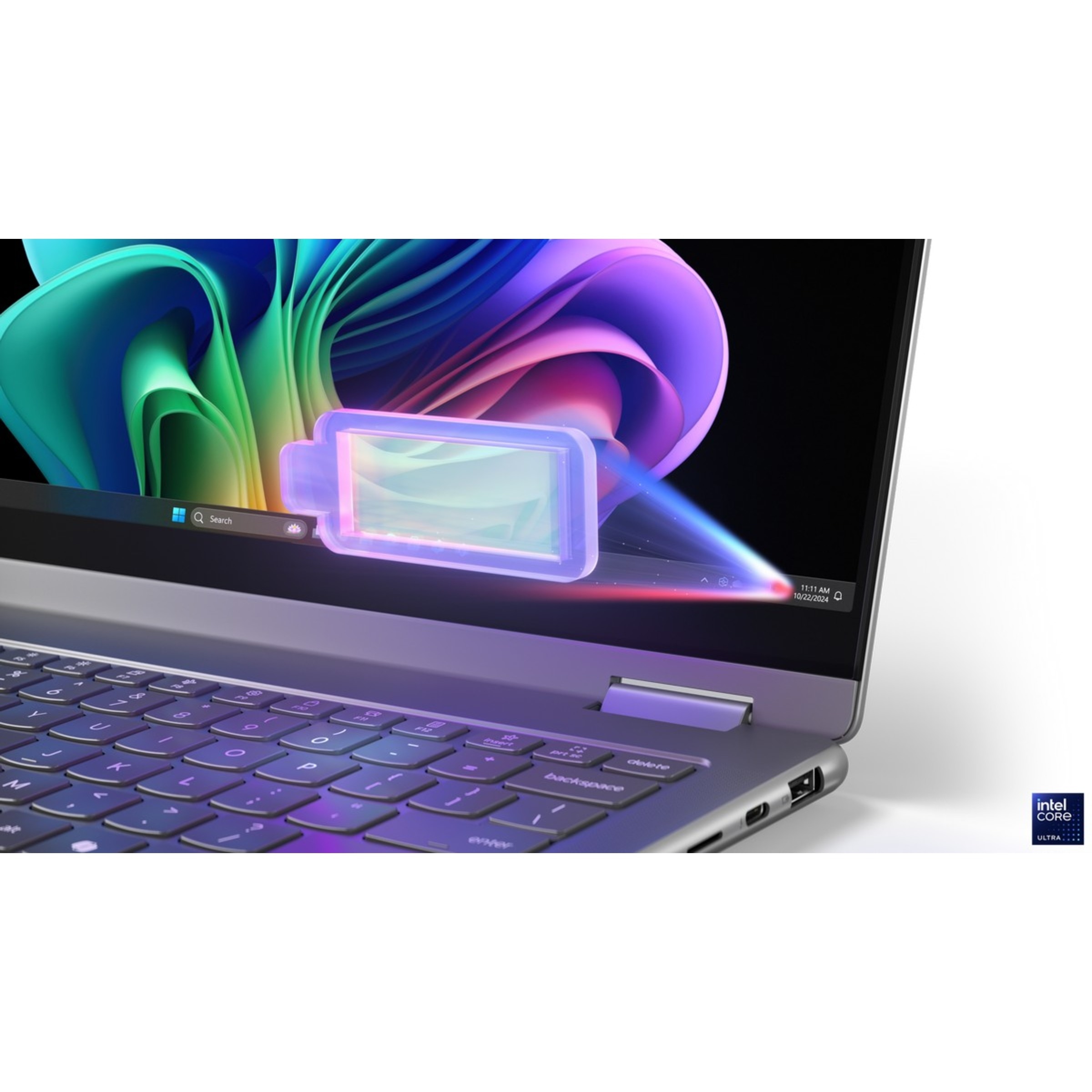 Computador Portátil 2 em 1 Lenovo Yoga 7 14ILL10-197 14" Touch 2-in-1 Ultra 7 258V, RAM 32GB, SSD 1TB, Intel Arc Graphics, Windows 11 Home - Cinza 8
