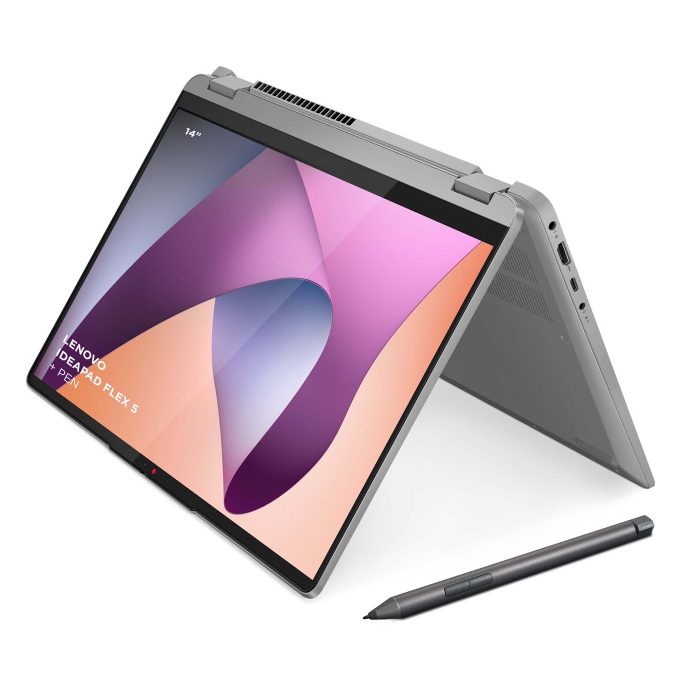 Computador Portátil Lenovo IdeaPad Flex 5 14ABR8 14", R5 7430U, 16GB, 512GB, FHD+, Touch, W11 1