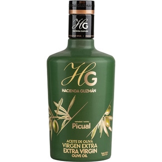 aceite de oliva virgen extra variedad picual botella 500 ml - Hacienda Guzman