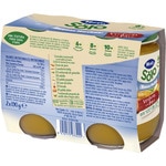 Gute Nacht Gemüsegläschen mit Pute glutenfrei ab 6 Monate 2er-Pack Verpackungen 190 g