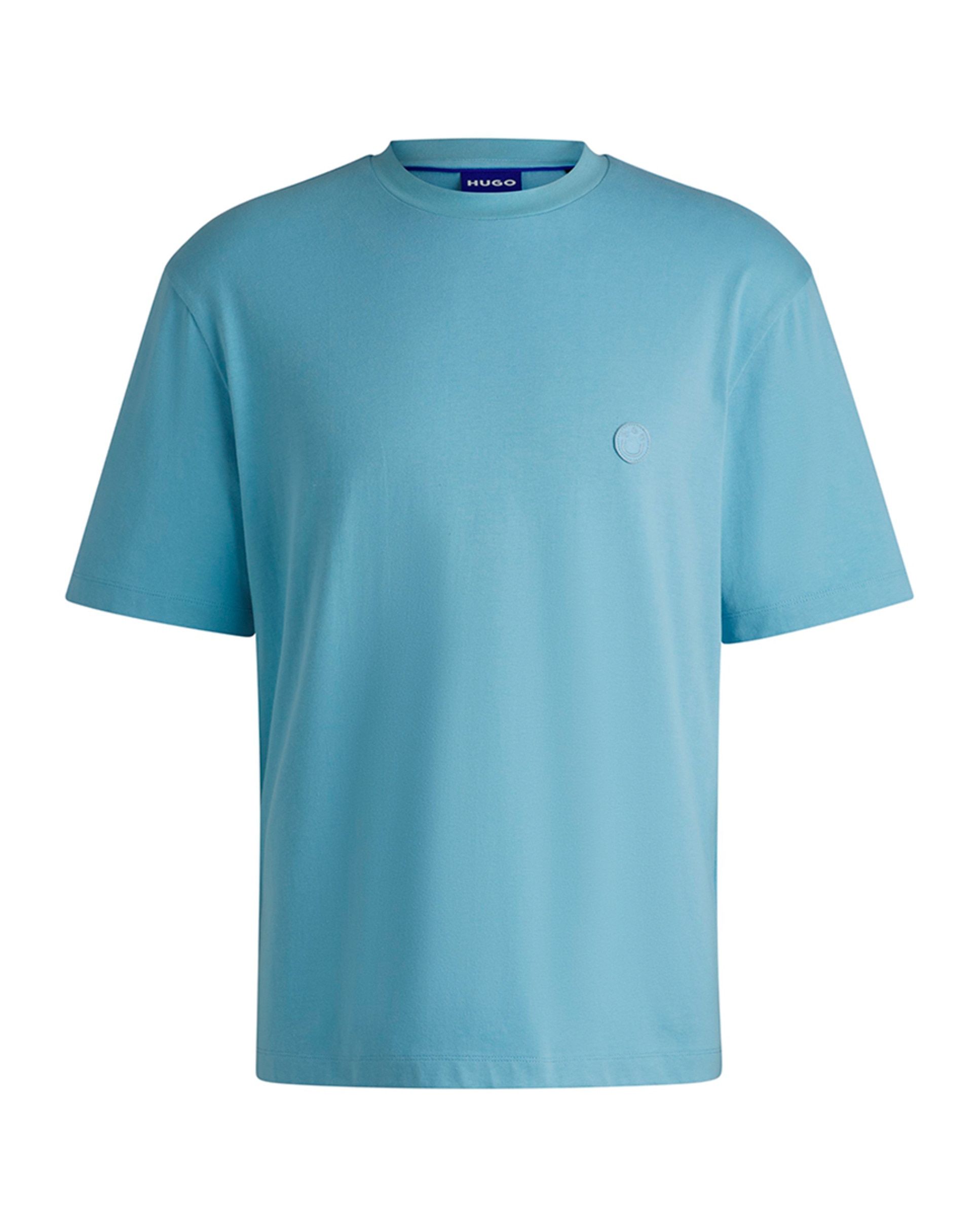 Camisola de Malha de Algodão com Logótipo Happy Azul-4