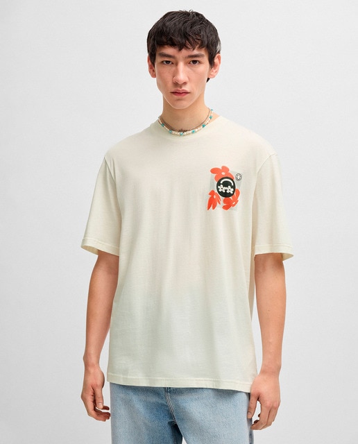 Imagem 0 de Camisola de Malha de Algodão com Logótipo Estampado