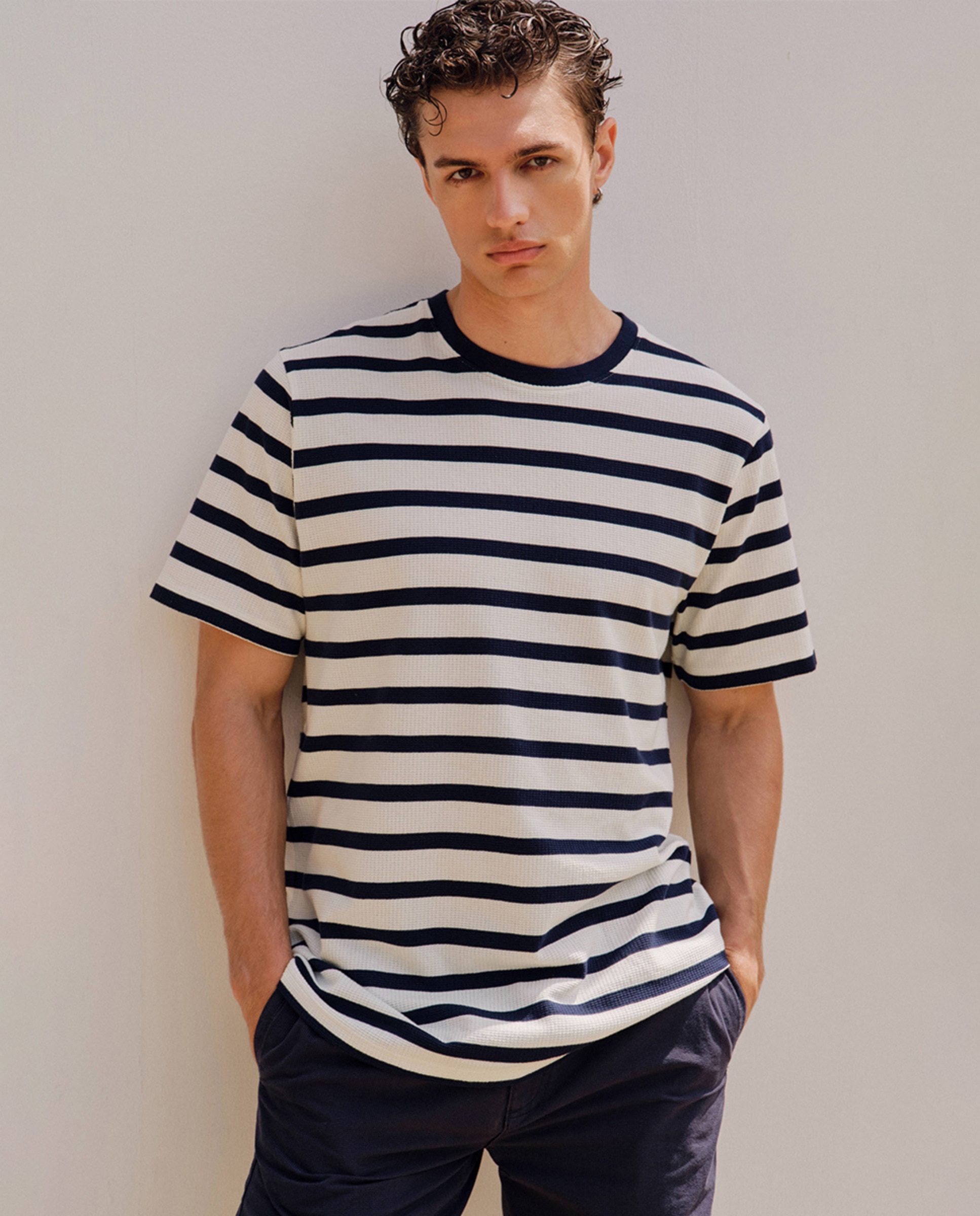 Camiseta Rayas Sfera Camisetas Hombre Sfera Camisetas Hombre Discount