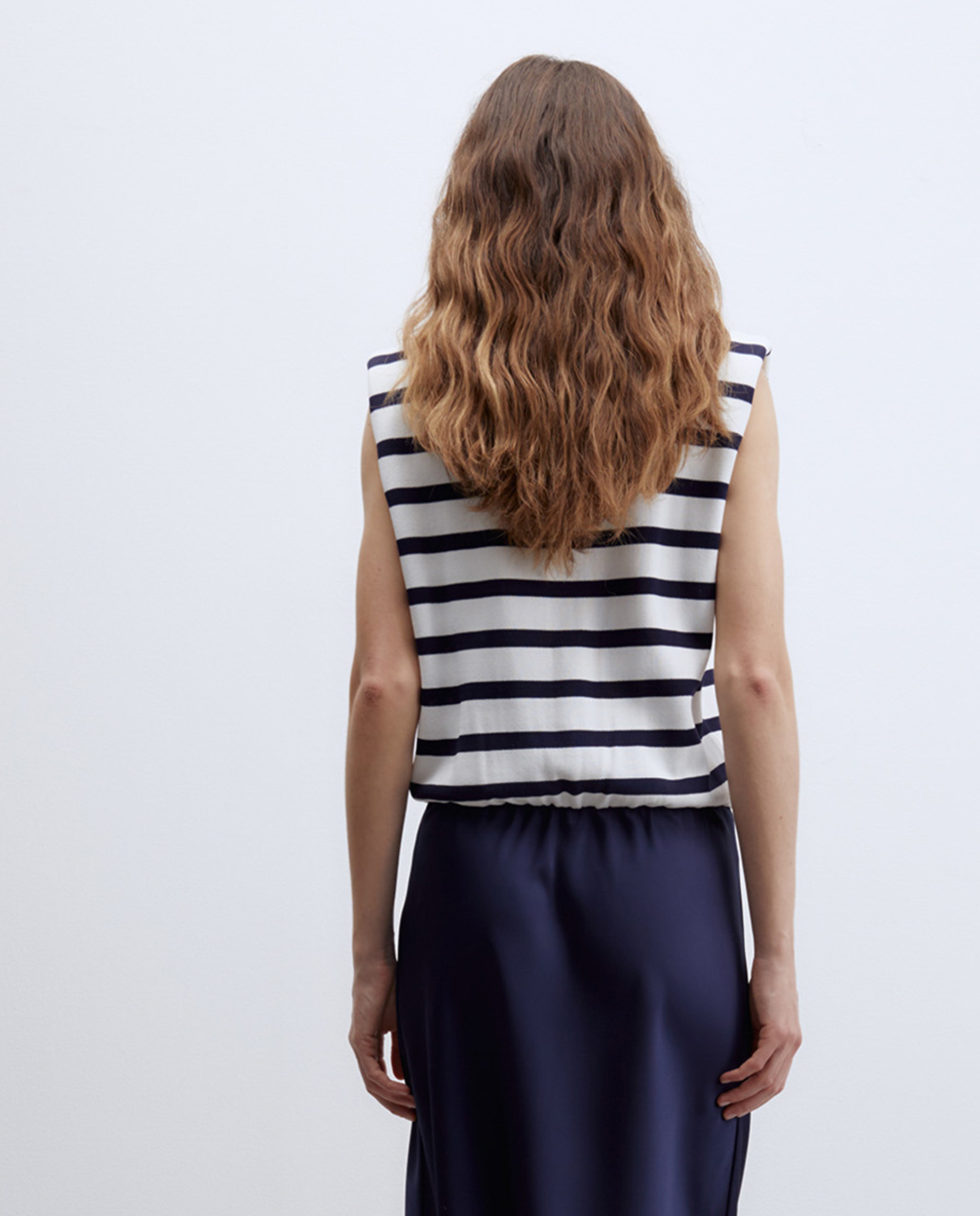 Vestido Combinado Azul-marinho-2