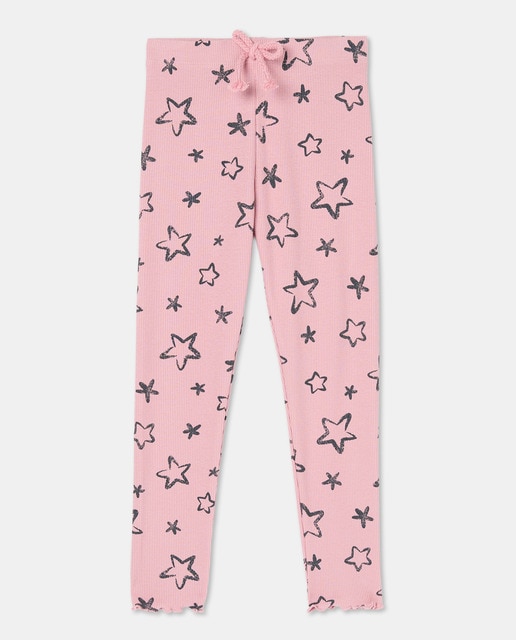 Imagem 0 de Leggings Caneladas com All Over Print
