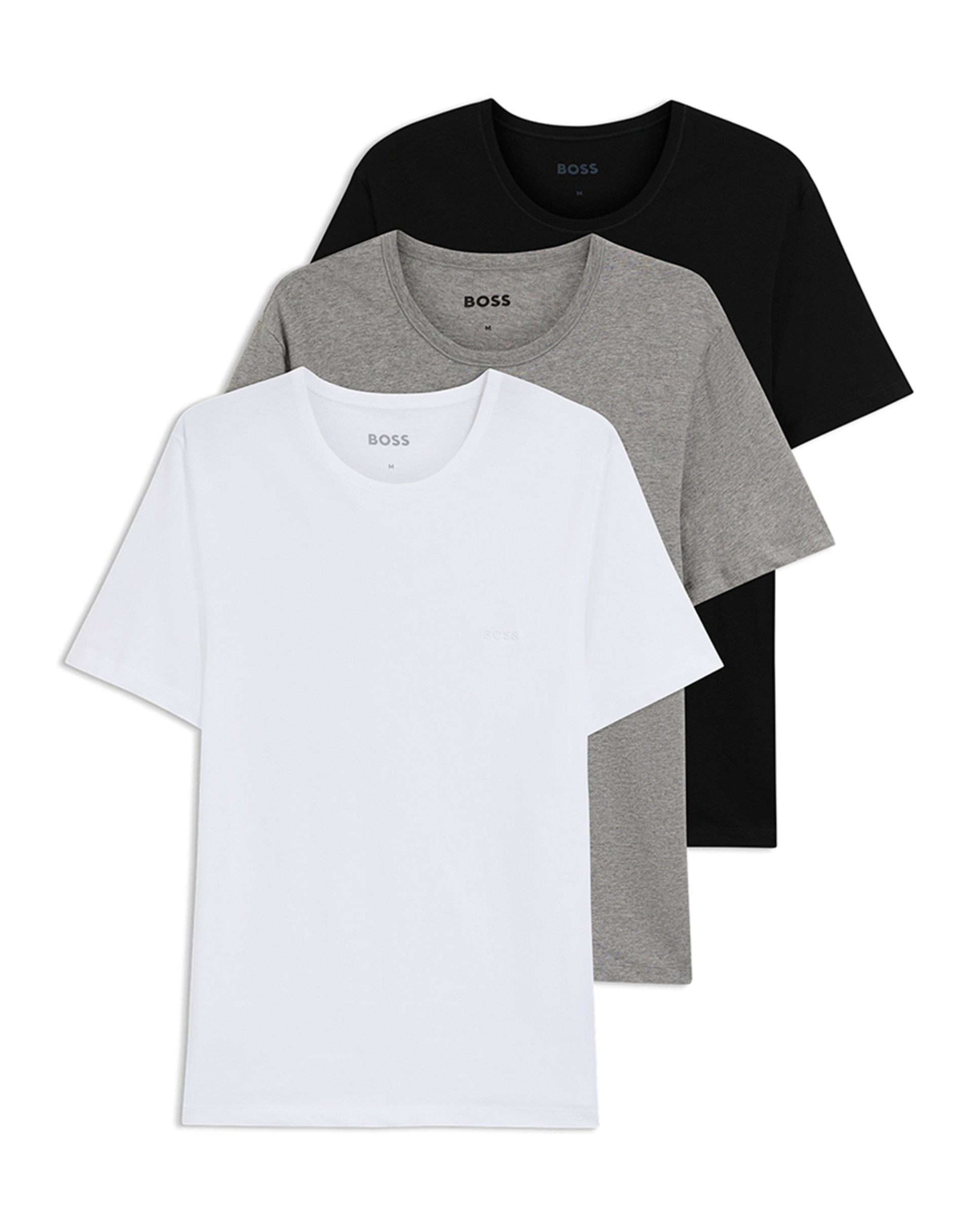 Pack de Três T-shirts em Algodão Multicolor-5